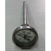 Термометр биметаллический ТБ-1СД 0...+100 L200